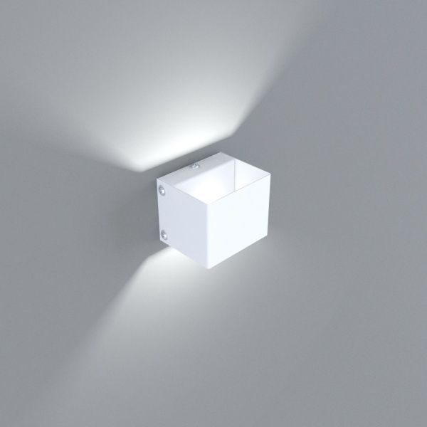 Светильник настенный Iterna 2Qube 1xбелый 