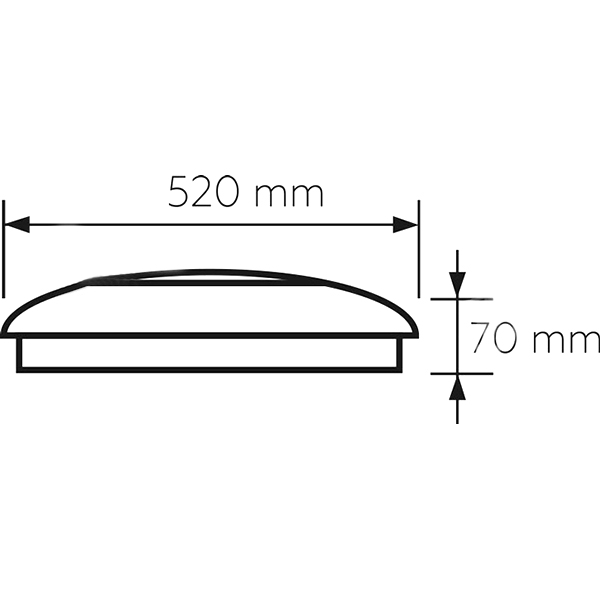 Світильник світлодіодний Eurolamp Amber N28 з пультом ДК 72 Вт білий 3000-6500 К 