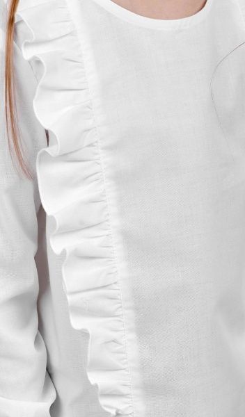 Блуза Эдельвика р.146 белый 81-21/09 