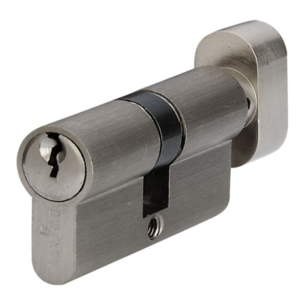 Евроцилиндр Linde L6Е30/30T SN матовый никель