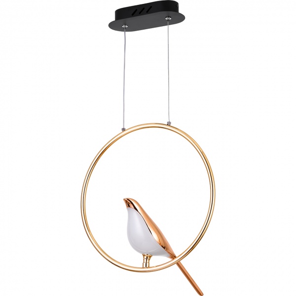 Світильник світлодіодний Hopfen з пультом ДУ 8 Вт золото/чорний 3000-6000 К BIRD 1P-BG 8W 