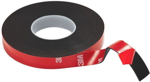 Монтажная двусторонняя лента 3M VHB сверхпрочная авто 9 мм х 2 м толщина 1,1 мм