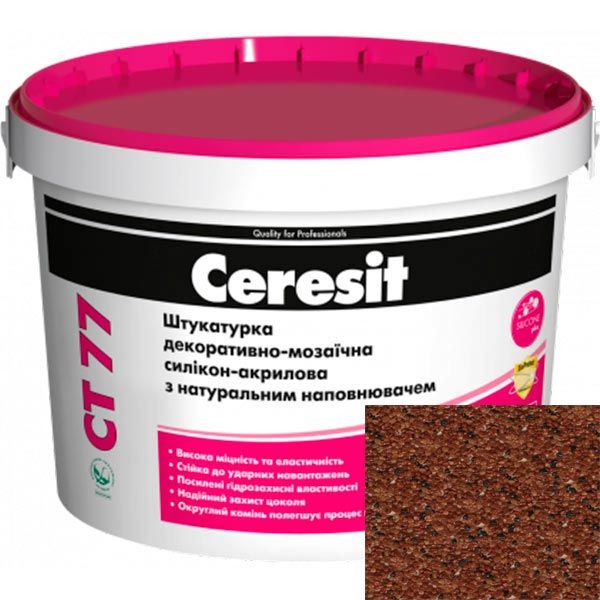 Декоративная штукатурка Ceresit CT 77 LAOS 5 1,4-2 мм 14 кг