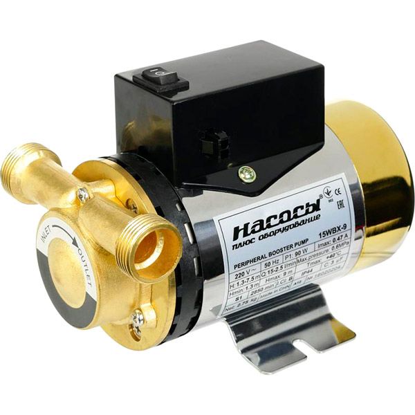 Насос для підвищення тиску Насосы плюс оборудование 15WBX-9