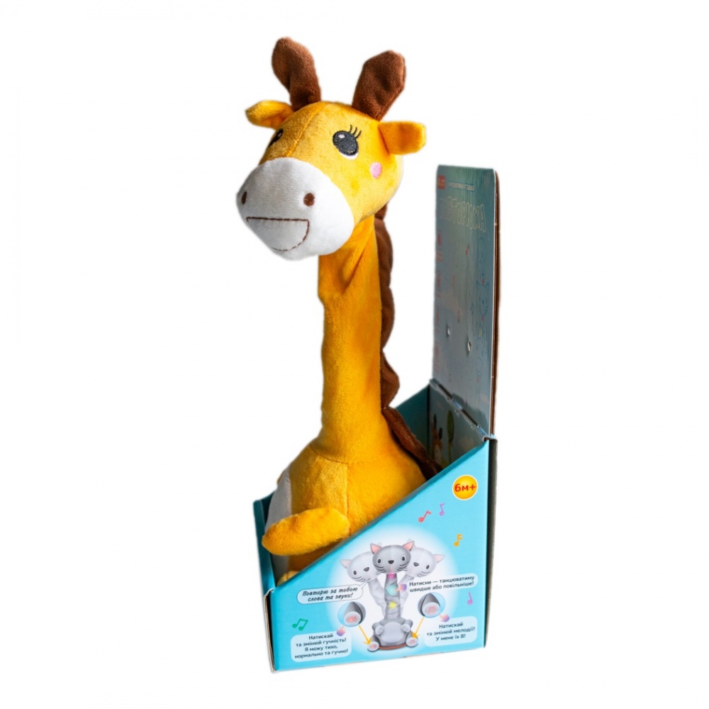 Игрушка мягкая интерактивная Ranok Creative Жираф 556107