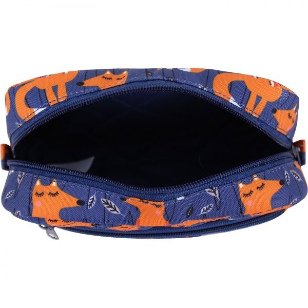 Косметичка Bagland Лисички 1,7 л синий суб.868 (717664) 