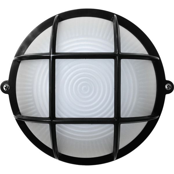 Світильник адміністративний Ecostrum МС-1052 з решіткою 60 Вт IP54 чорний 