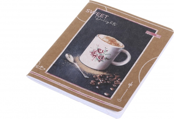 Тетрадь школьная Крафт 96 листов в клетку в ассортименте Поділля