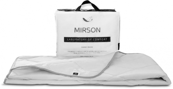 Ковдра антиалергенна EcoSilk №1301 Bianco Демісезонне (2200001526983) 200x220 см MirSon