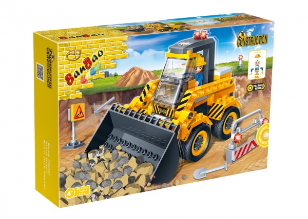 Конструктор BanBao погрузчик передней 8539