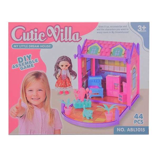 Будиночок для ляльок з лялькою ABL1015