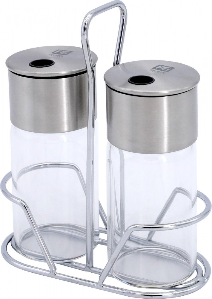 Набор для соли и перца Flamberg Premium на подставке Sydney 130 мл
