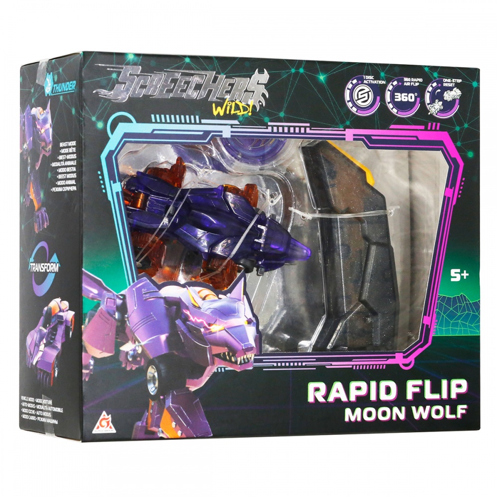 Ігровий набір Alpha Group Screechers Wild! S5 L0.5 Мун Волф 1:32 EU686103B
