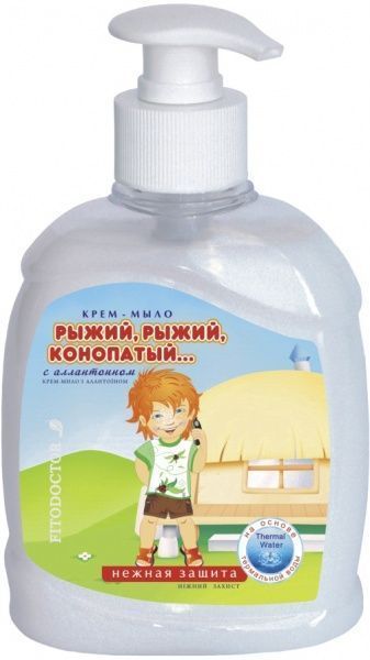 Крем-мило Фитодоктор Рудий, рудий, конопатий з алантоїном 300 мл
