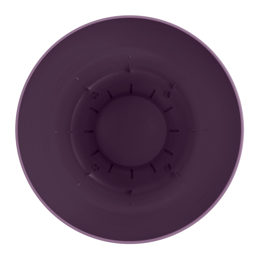 Вазон пластиковий пластик Greenville round круглий сливовий 13,3 л Elho (552206)