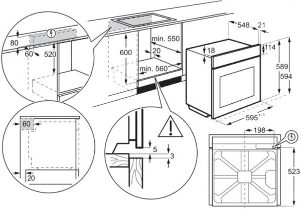 Духова шафа Electrolux OKC8H31X