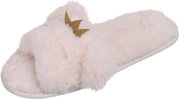 Капці домашні La Nuit Королева р. 36-37 айворі 