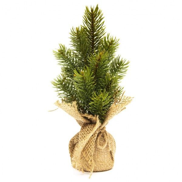 Декорация новогодняя Елка 24х7х7 см 170135 зеленый 