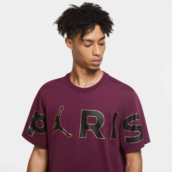 Футболка Nike J PSG WORDMARK TEE CK9785-610 XL червоний