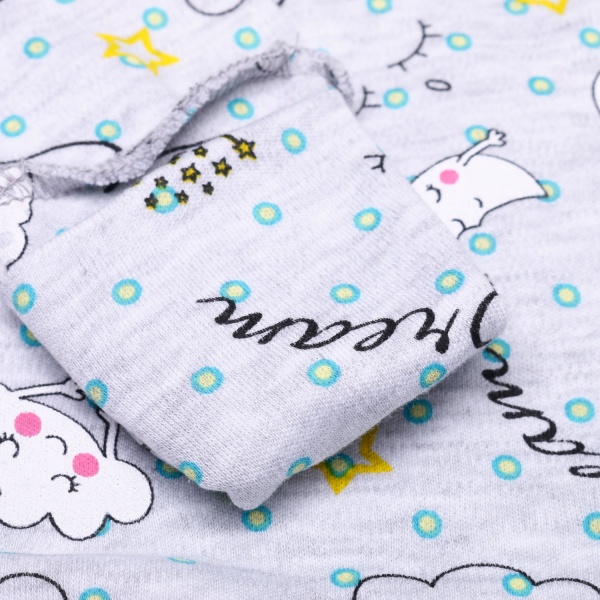 Комбинезон унисекс Фламинго р.62 меланж 433-005 