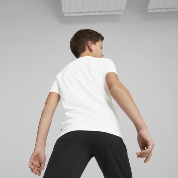 Футболка Puma ESS+ STREET ART LOGO TEE B 67327402 р.116 белый