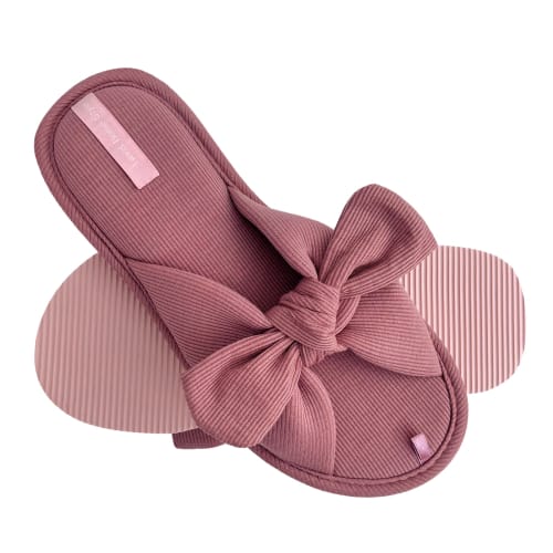 Капці домашні Twins HS-VL бант-перехрест 9196 р.40 рожевий 