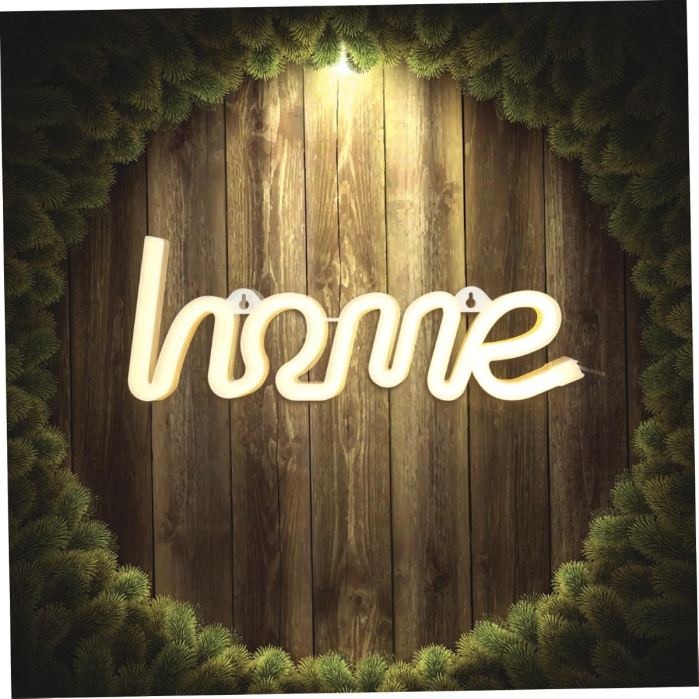 Неоновая вывеска Luna LUDS-NEO-42 Home теплый белый