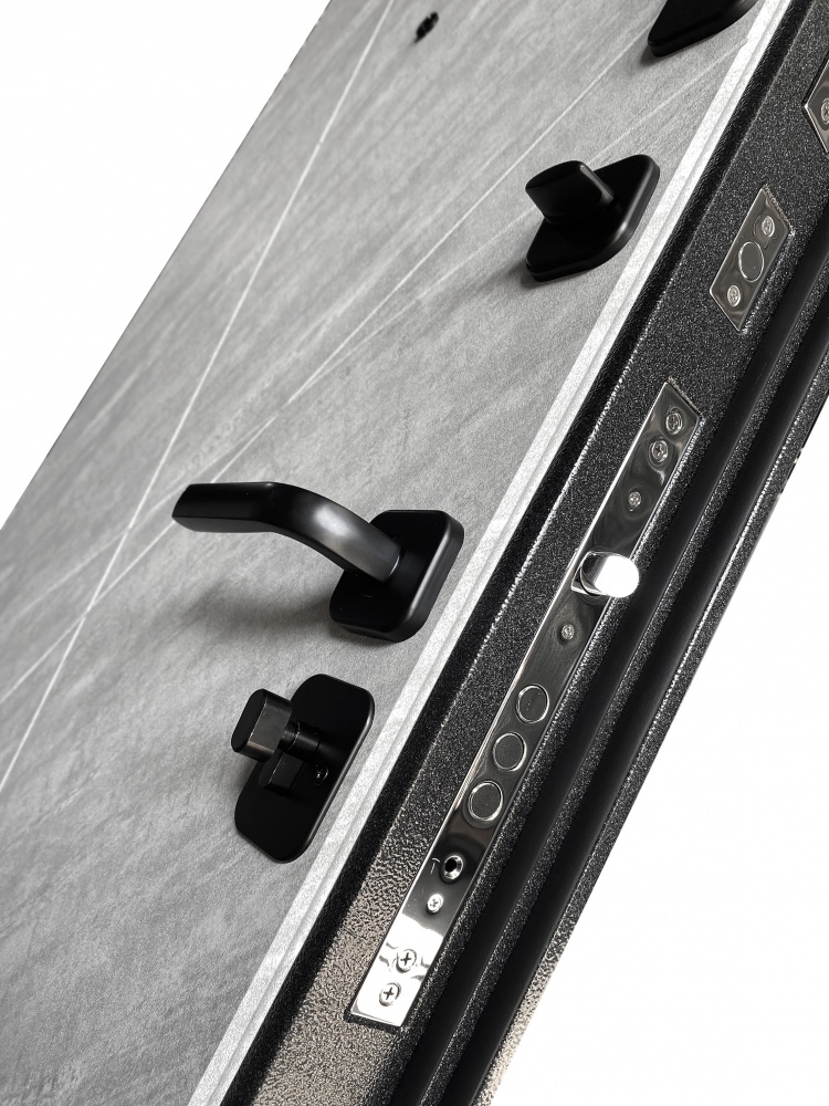 Дверь входная Двері БЦ Буковель мрамор 2050х860 мм правая