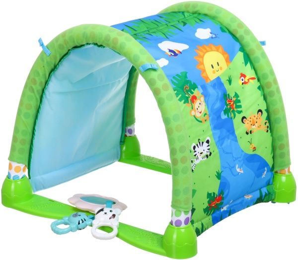 Развивающий коврик Shantou 2в1 с дугами зеленый 103х60х43 см I1368628