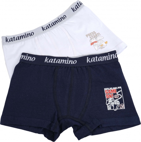 Набор трусов для мальчика KATAMINO K128170 2 шт. р.106 темно-синий/белый 