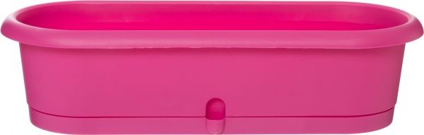 Вазон пластиковый Form Plastic Лотос-30 овальный 2л пурпурный (0740-005) 