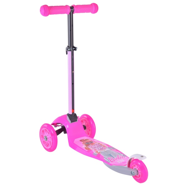 Самокат Disney Barbie розовый LS2211 