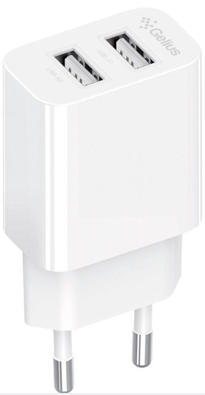Сетевое зарядное устройство Gelius Simple GP-HC059 (2 USB)