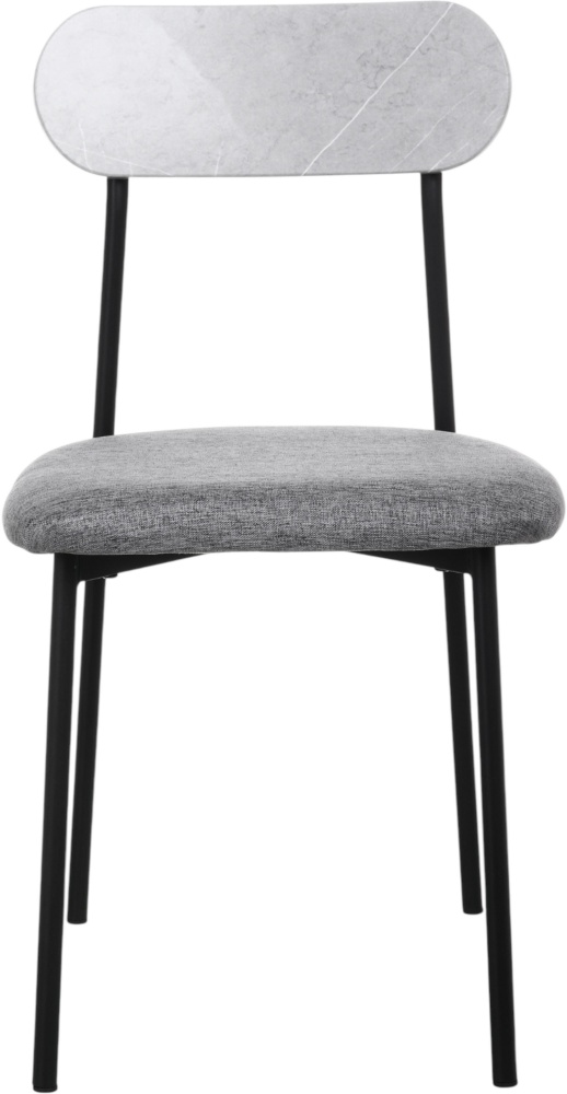 Комплект мебели Центр Меблів столовый Optimal 1100x700x740мм мрамор серый/черный