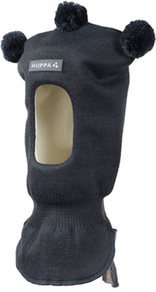 Шапка HUPPA Вязаная шолом для малюків COCO 2, S р.49-51 сірий 85070200-70048-00S 