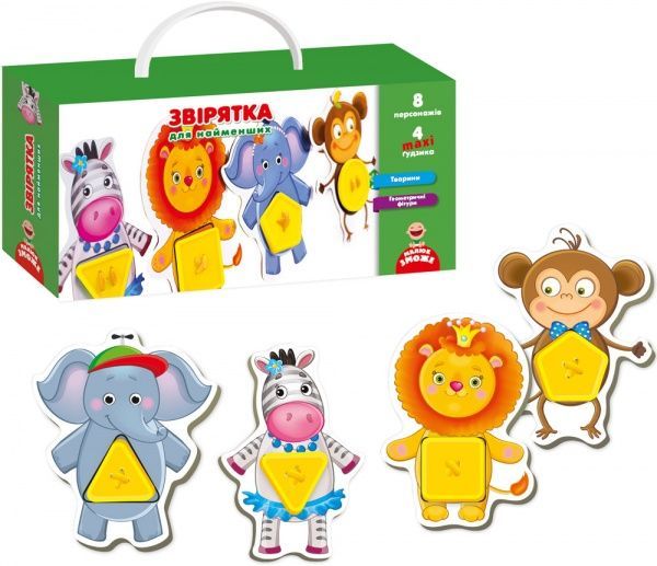 Игра настольная Vladi Toys Зверушки для самых маленьких VT2905-12