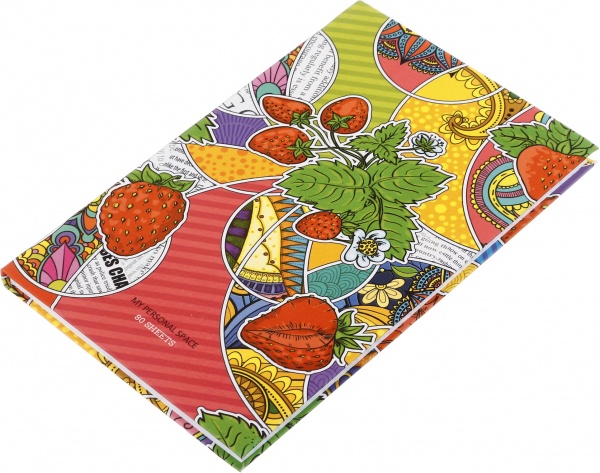 Книга для записей В6 80 листов микротиснения+пантон линия