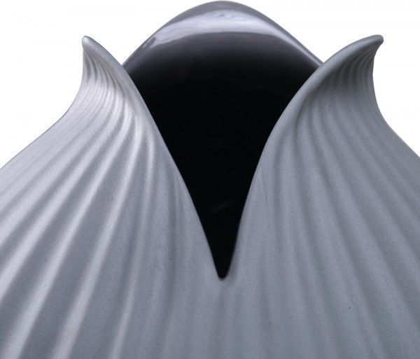 Ваза керамическая серая Yoko 18 см 1361617 ASA