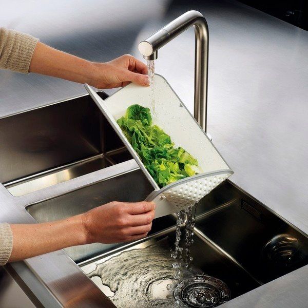 Доска разделочная Rinse And Chop 43x28 см 01000069 Joseph Joseph