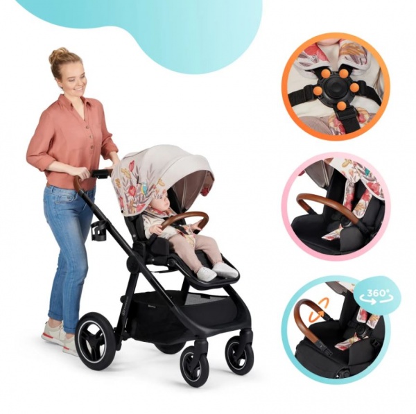 Коляска універсальна 2 в 1 Kinderkraft Everyday Bird KSEVER00BIR2000 