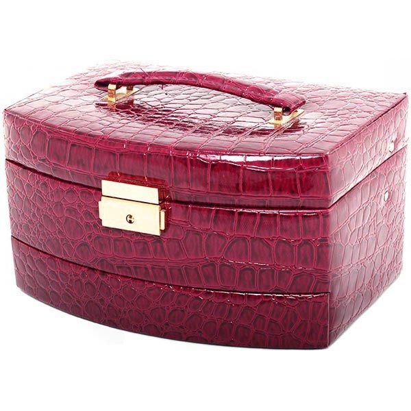 Сундук для украшений Фиолетовый 22x15.5x12.5 см