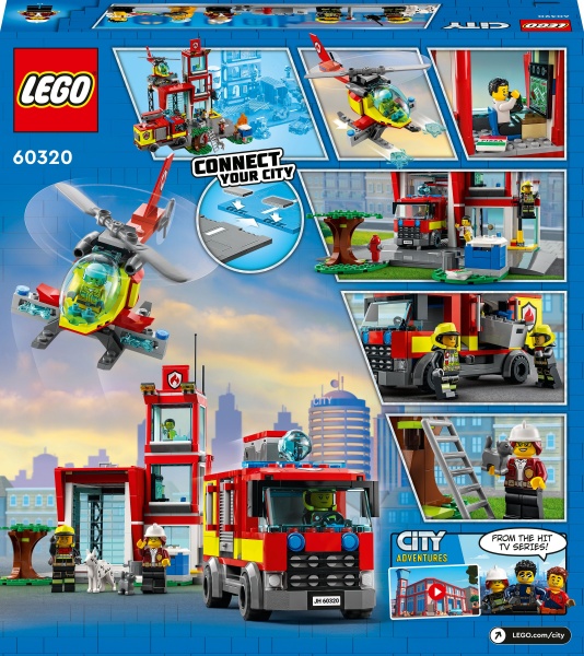 Конструктор LEGO City Пожежне депо 60320