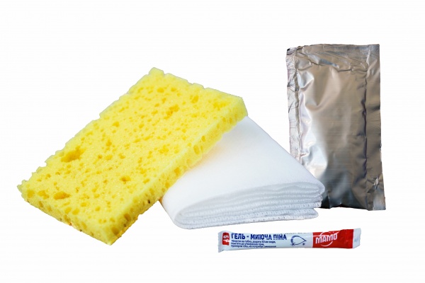 Душ одноразовий МАМО Сухий пінний з водою