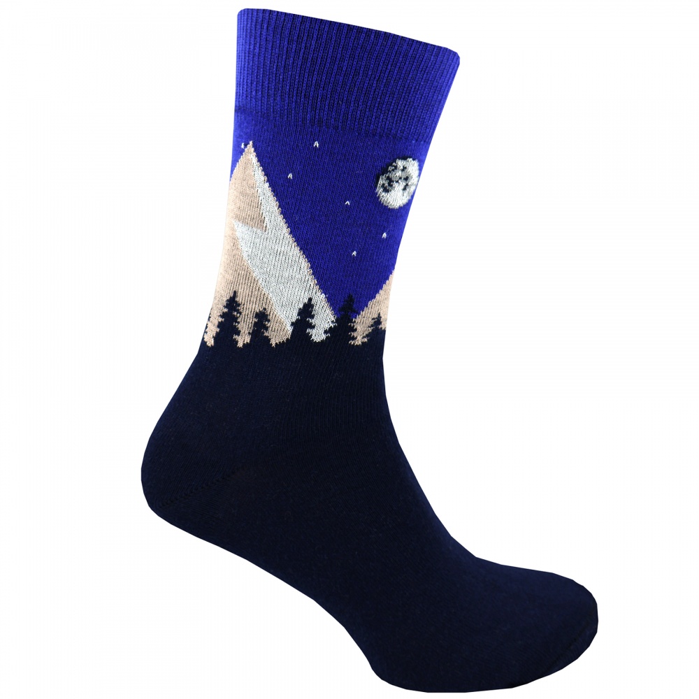 Носки мужские Premier Socks фантазийные Ночь в горах р.29 синий