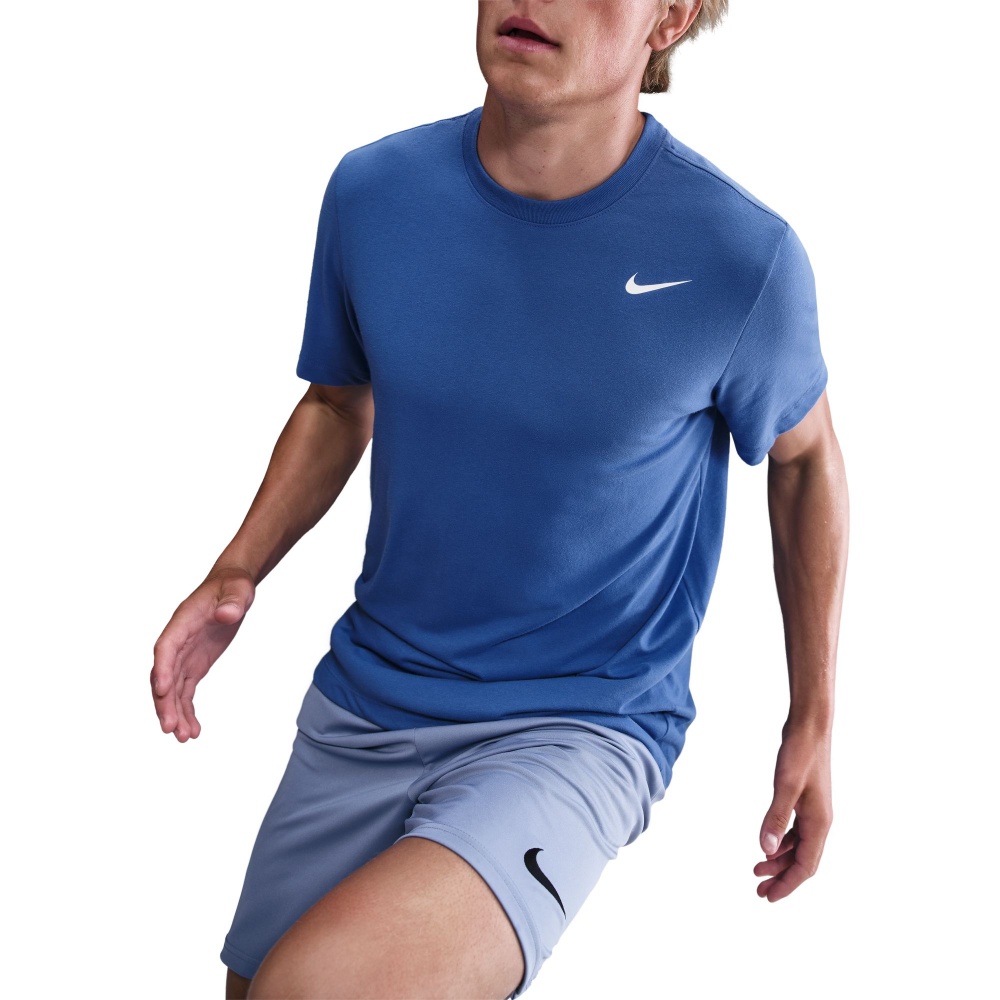 Футболка Nike M NK DF TEE DFC CREW SOLID AR6029-411 р.XL блакитний
