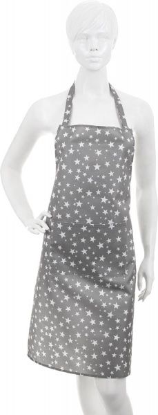 Фартук кухонный Звезды на сером