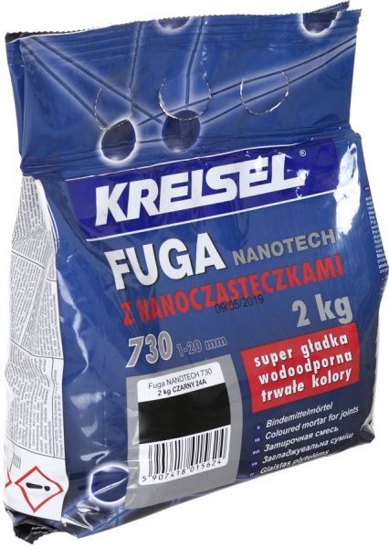 Фуга Крайзель Nanotech 730 24А 2 кг чорний