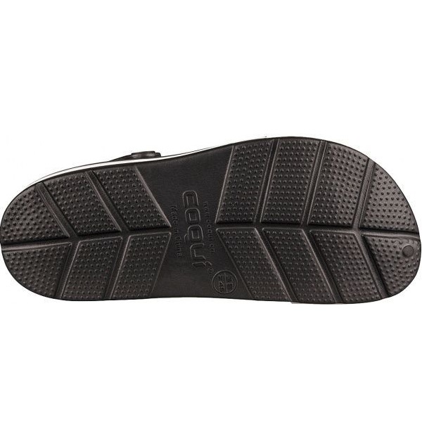 Сабо Coqui Lindo 6413-100-2432 р. 37 темно-серый с белым