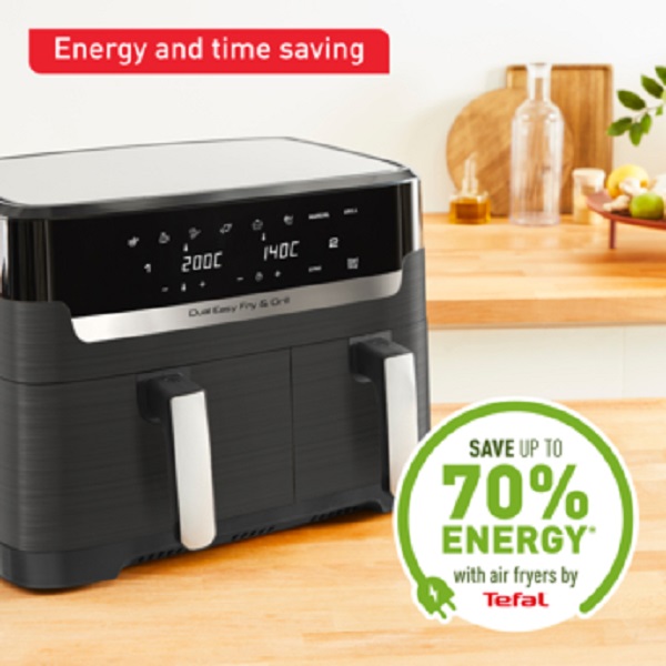 Мультипечь Tefal Dual Easy Fry & Grill Air Fryer EY905B40