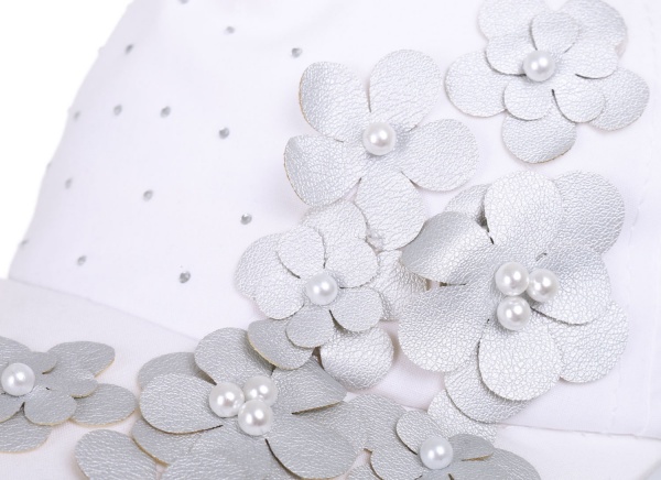 Кепка для девочек Pampona 21 L 06 р.48 белый 